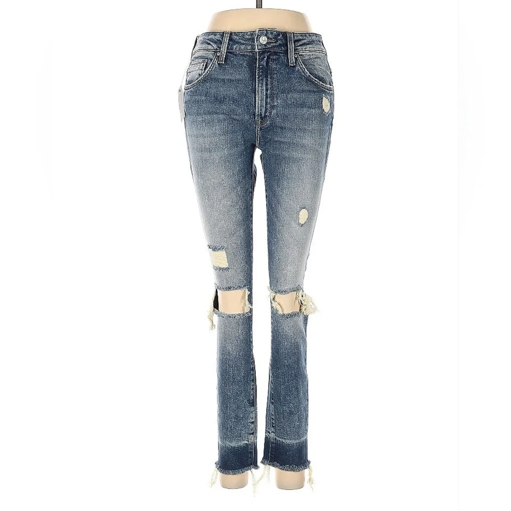 Mavi Jeans Co. Mid-Rise Distressed Boyfriend Skinny Jeans – Size 27 – NWT
